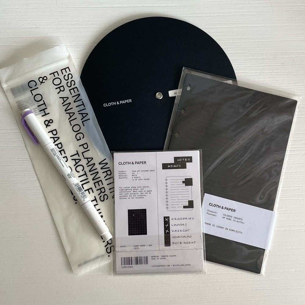 Cloth & Paper April Intention Box Items